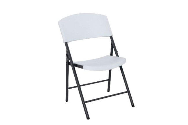 SILLA PLEGABLE BLANCA